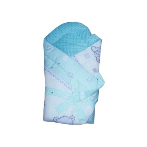 Zavinovačka GF MINKY mint/MACKO VLAK mint - 3v1